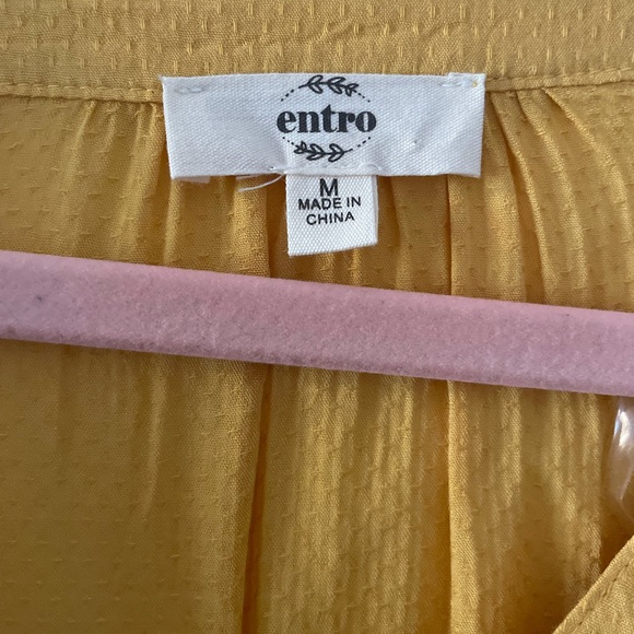 Flowy mustard top - Picture 3 of 3